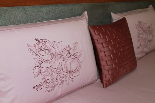 Rose Petal Stitch Bedsheet Set - Image 5