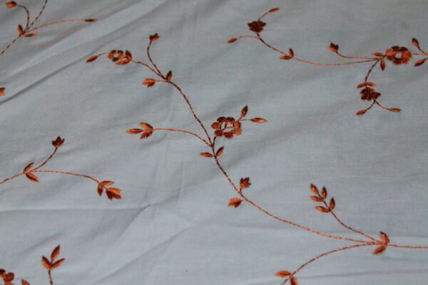 Sky Blossom Stitch Bedsheet Set - Image 4
