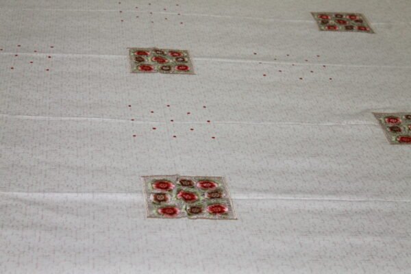Grid Bloom Stitch Bedsheet Set - Image 4