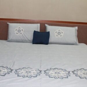 Mandala Bloom Stitch Bedsheet Set