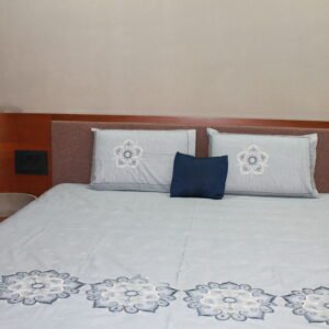 Mandala Bloom Stitch Bedsheet Set