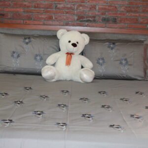 Shadow Bloom Stitch Bedsheet Set