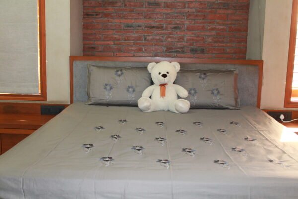Shadow Bloom Stitch Bedsheet Set - Image 6