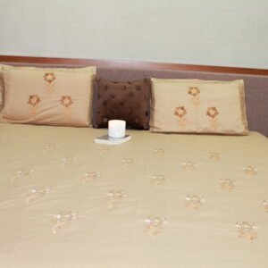 Desert Bloom Stitch Bedsheet Set