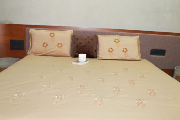 Desert Bloom Stitch Bedsheet Set