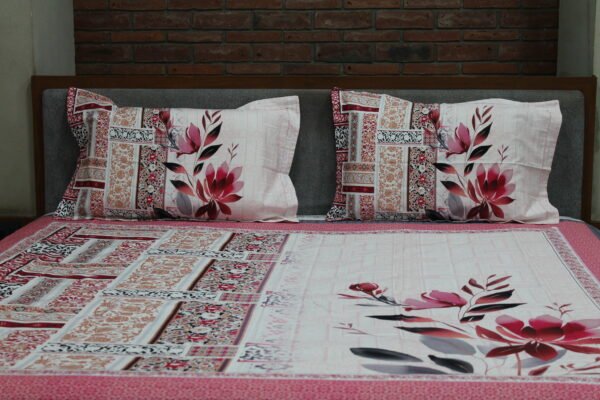 Petal & Patchwork Bedsheet Set - Image 2