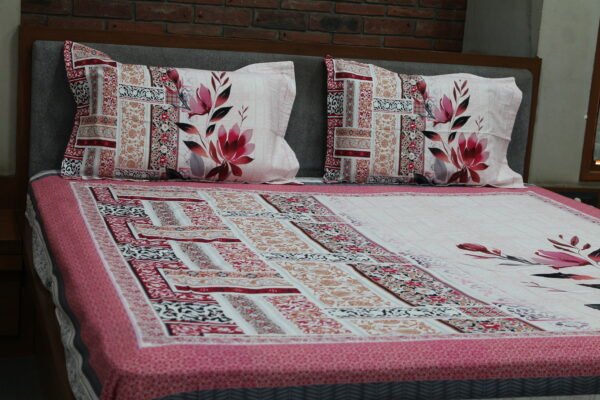 Petal & Patchwork Bedsheet Set - Image 9