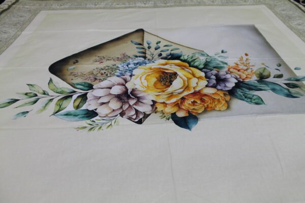Vintage Bloom Canvas Bedsheet Set - Image 8