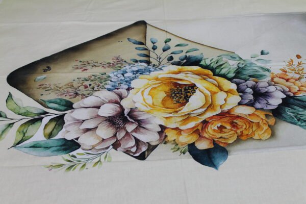 Vintage Bloom Canvas Bedsheet Set - Image 9