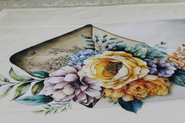 Vintage Bloom Canvas Bedsheet Set - Image 10