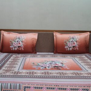 Terracotta Bloom Bedsheet Set