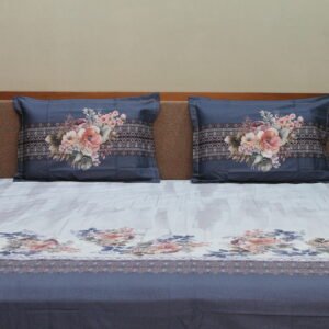 Twilight Blooms Bedsheet Set