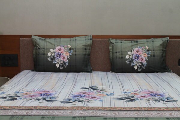 Garden Stripes Bedsheet Set - Image 2