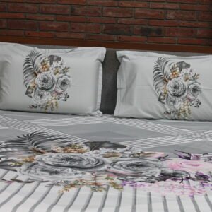 Botanical Stripe Bedsheet Set