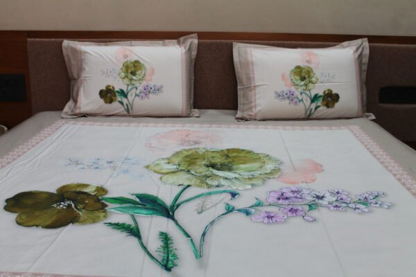 Painted Bloom Bedsheet Set