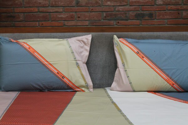 Color Block Weave Bedsheet Set - Image 3