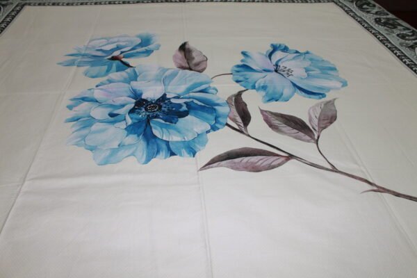 Azure Bloom Border Bedsheet Set - Image 5