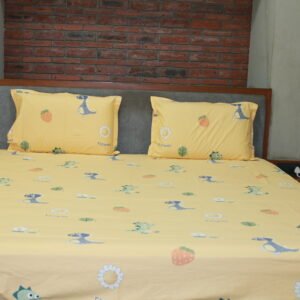 Dino-Berry Dreamland Kids Bedsheet