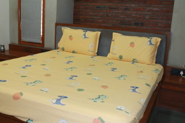 Dino-Berry Dreamland Kids Bedsheet
