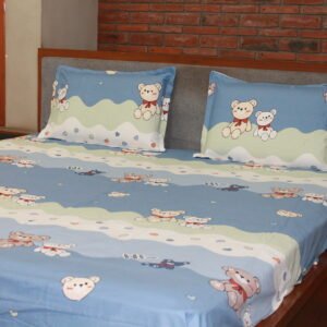 Teddy Cloud Bedsheet Set