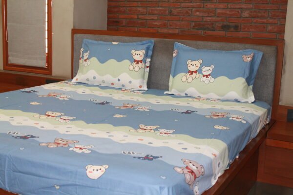 Teddy Cloud Bedsheet Set