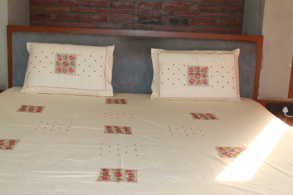 Floral Serenity Double Bedsheet Set - Image 5