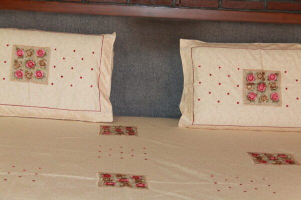 Floral Serenity Double Bedsheet Set - Image 6