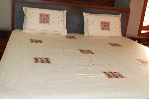 Floral Serenity Double Bedsheet Set - Image 11