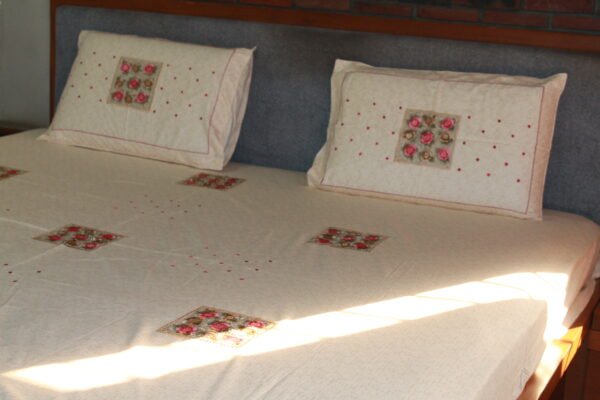 Floral Serenity Double Bedsheet Set - Image 12