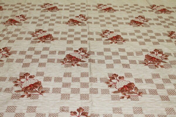 Checkerboard Bloom Double Bedsheet Set - Image 7
