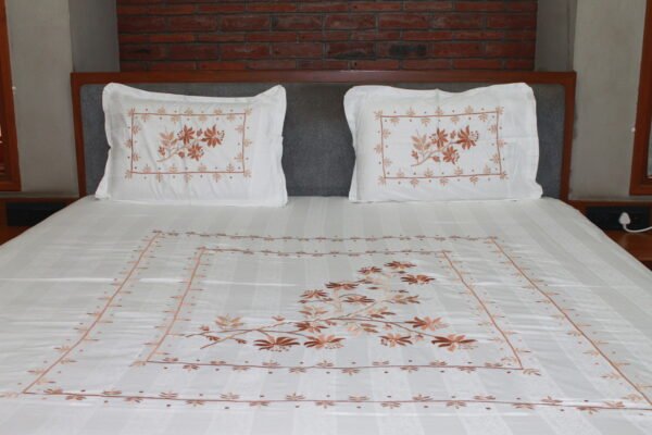 Autumn Blossom Double Bedsheet Set