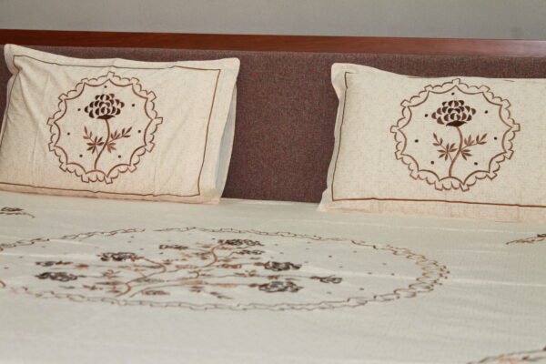 Ornate Bloom Double Bedsheet Set - Image 8