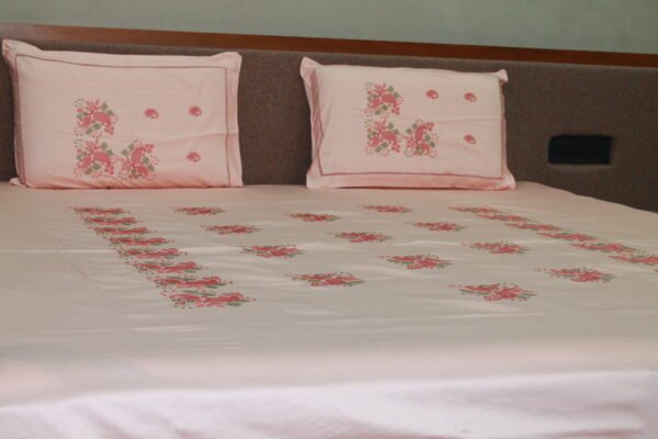 Rosy Charm Double Bedsheet Set - Image 7