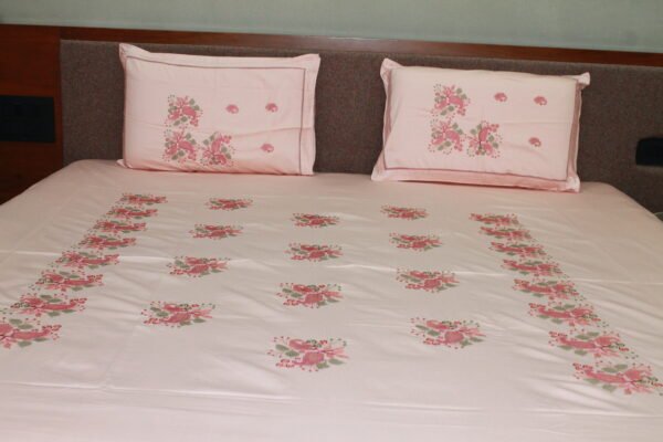 Rosy Charm Double Bedsheet Set - Image 10