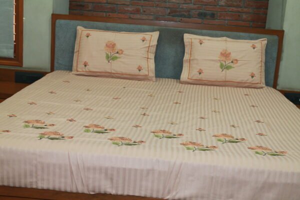 Pastel Bloom Double Bedsheet Set - Image 2