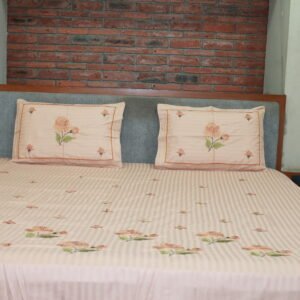 Pastel Bloom Double Bedsheet Set