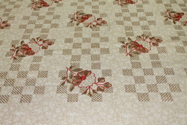 Floral Lattice Double Bedsheet Set - Image 4