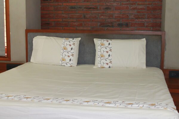 Ivory Blossom Bedsheet Set - Image 11