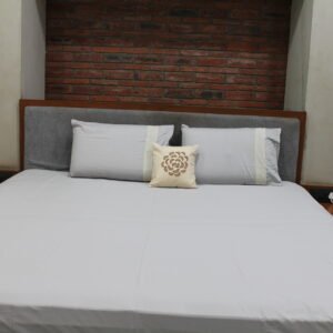 Serene Gray LuxCotton Bedsheet Set