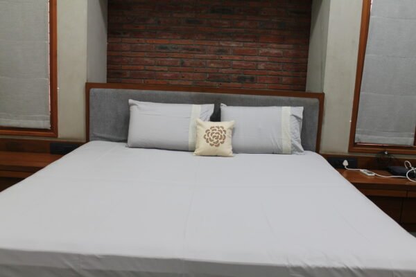 Serene Gray LuxCotton Bedsheet Set - Image 2