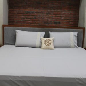 Serene Gray LuxCotton Bedsheet Set