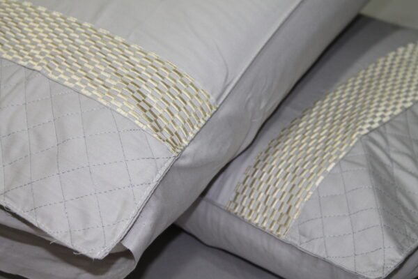 Serene Gray LuxCotton Bedsheet Set - Image 5