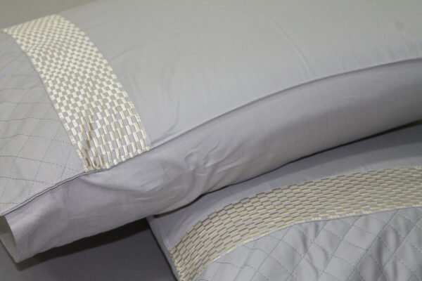 Serene Gray LuxCotton Bedsheet Set - Image 7