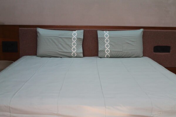 Soft Gray LuxCotton Bedsheet Set - Image 3