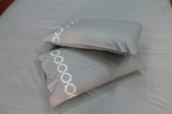 Soft Gray LuxCotton Bedsheet Set - Image 11