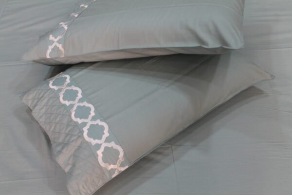 Soft Gray LuxCotton Bedsheet Set - Image 13