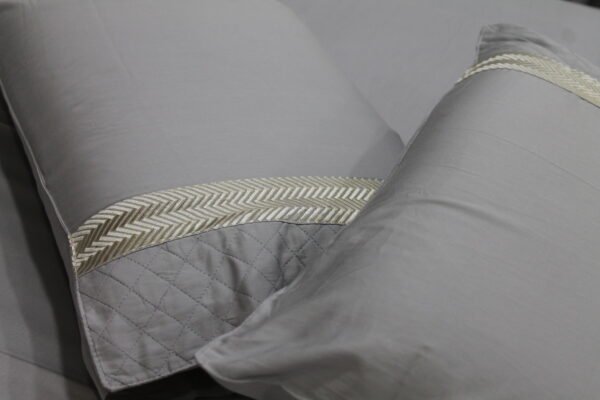 Calm Gray LuxCotton Bedsheet Set - Image 4