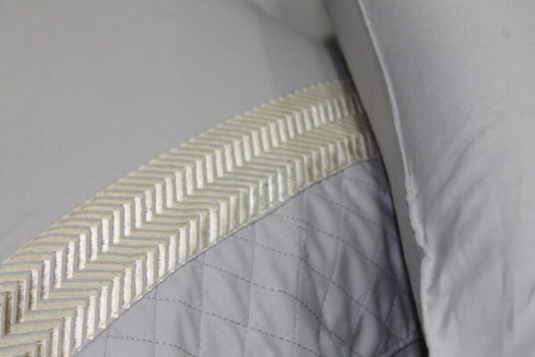 Calm Gray LuxCotton Bedsheet Set - Image 6
