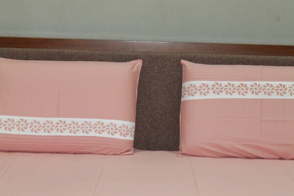 Blush Pink LuxCotton Bedsheet Set - Image 2