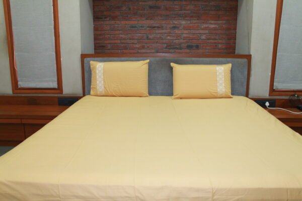 Warm Beige LuxCotton Bedsheet Set - Image 2